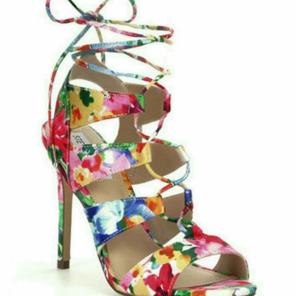 STEVE MADDEN Sandalia Lace Up Sandals Size 6 - Picture 2 of 9